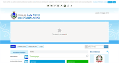 Desktop Screenshot of comune.sanvitodeinormanni.br.it